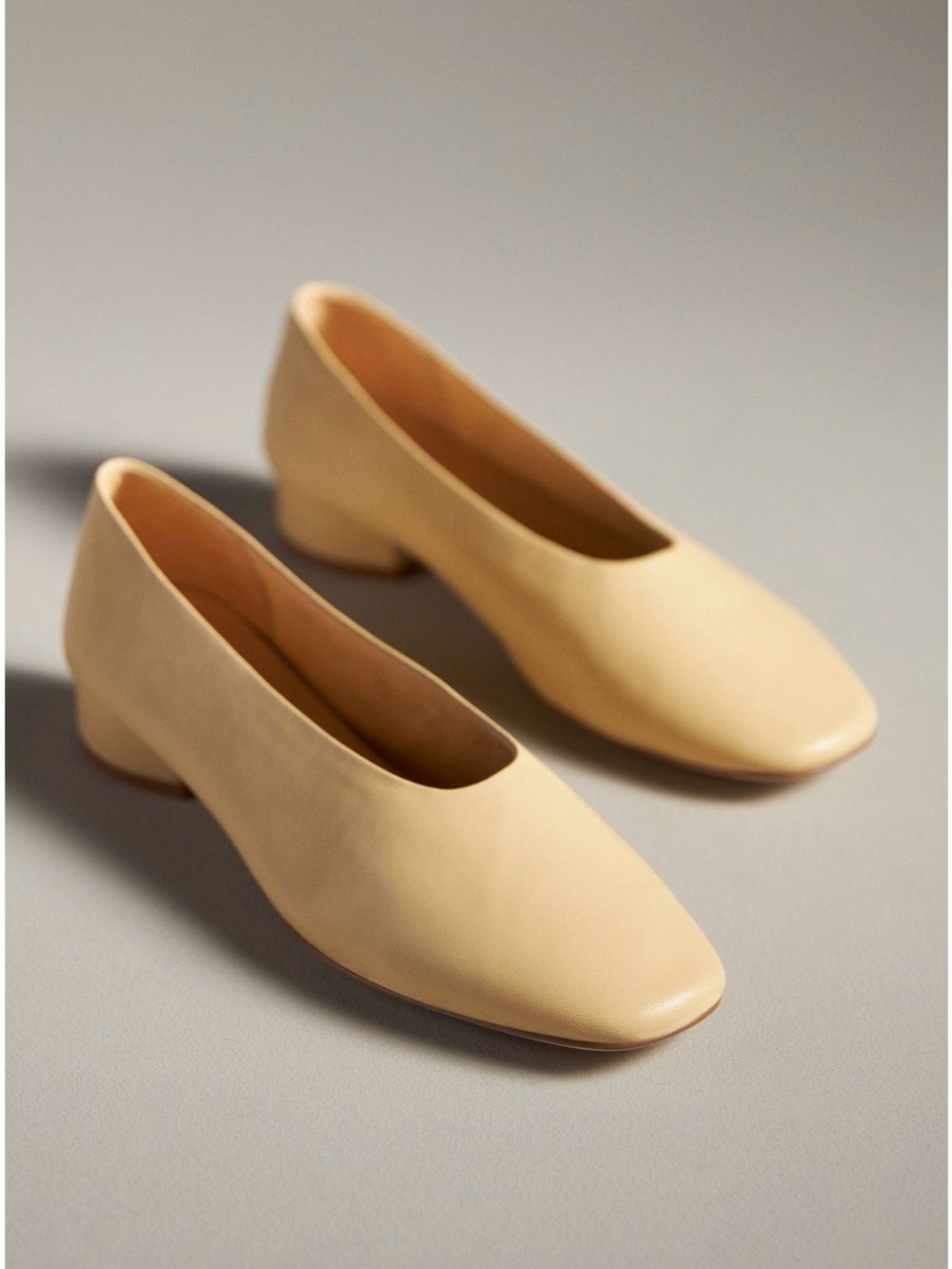 Jeffrey Campbell Trustee Ballet Heels Yellow Size 9.5